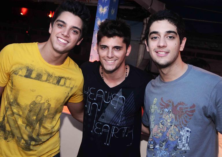 Rodrigo Simas, Bruno Gissoni e Miguel Rômulo