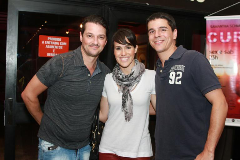 Marcelo Serrado, Fernanda Pontes e Diogo Boni