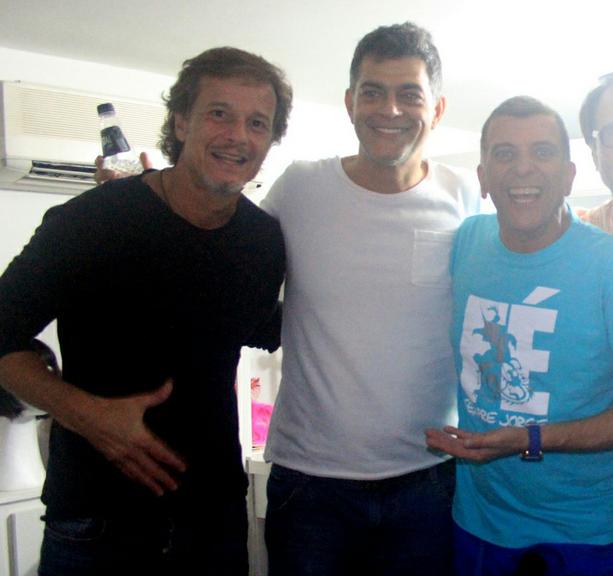 Marcello Novaes, Eduardo Moscovis e Jorge Fernando