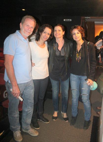 Jonas Bloch, Dani Barros, Débora Bloch e Andréia Horta