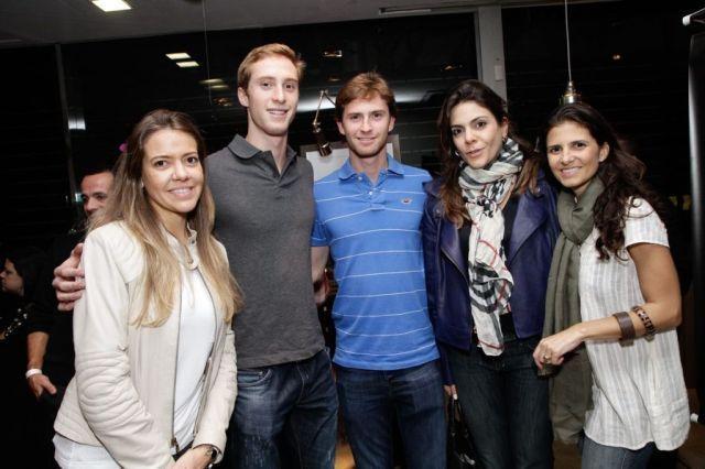 Simone Klein, Stefan e Peter Schattan, Monica klein e Fernanda Suplicy