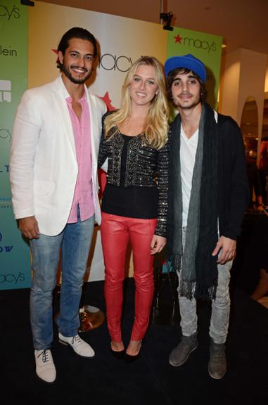 Fiuk, Fiorella Mattheis e Raphael Viana em festa da BrazilFoundation, em Nova York