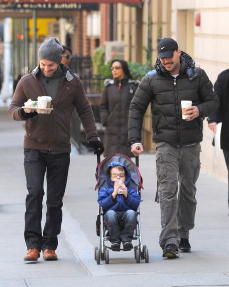 Ricky Martin: passeio em família