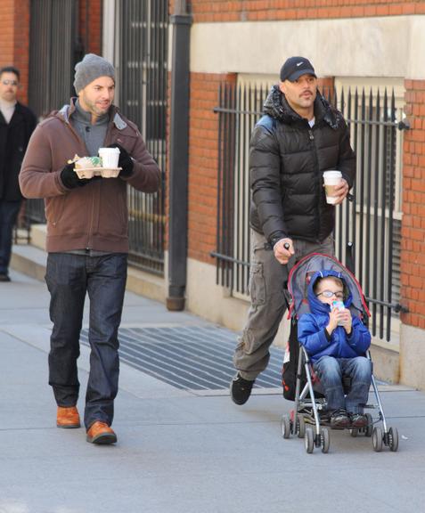 Ricky Martin: passeio em família