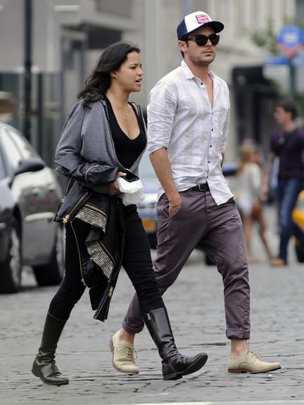 Michelle Rodriguez e Zac Efron