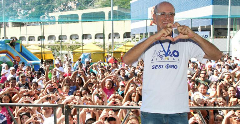 Marcos Caruso apoia ‘Ação Global Regional’ na Rocinha