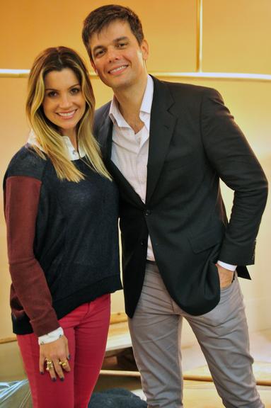 Flávia Alessandra e Otaviano Costa em workshop de 'Salve Jorge'