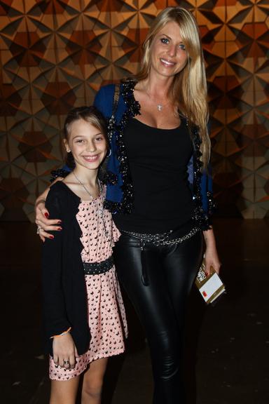 Caroline Bittencourt e a filha, Isabelle