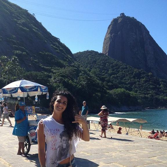 Noemí visita o Pão de Açúcar no Rio de Janeiro