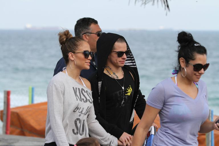 Jennifer Lopez e Casper Smart no Rio de Janeiro