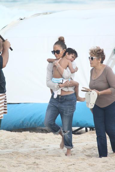 Jennifer Lopez e Max no Rio de Janeiro