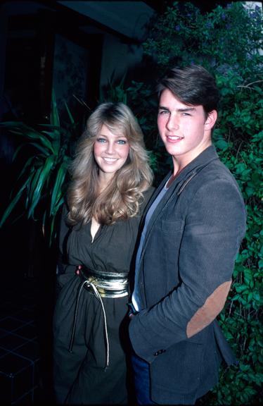 Um dos primeiros romances do galã Tom Cruise foi com a também atriz Heather Locklear na década de 1980