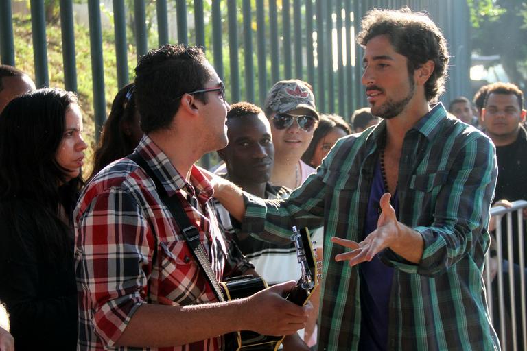 Marcos Mion comanda audição do programa 'Ídolos' no Maracanãzinho, Rio de Janeiro