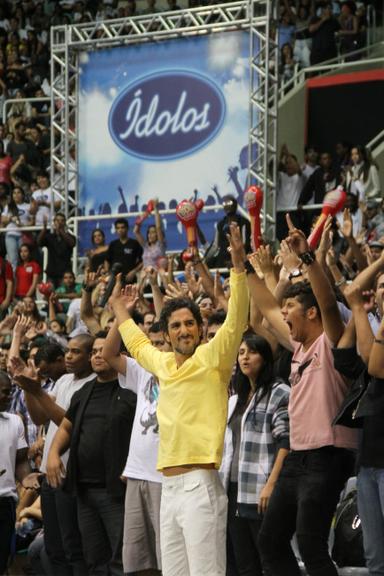 Marcos Mion comanda audição do programa 'Ídolos' no Maracanãzinho, Rio de Janeiro