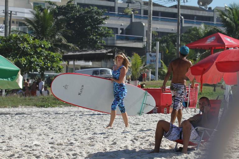 Susana Werner pratica stund up no Rio de Janeiro