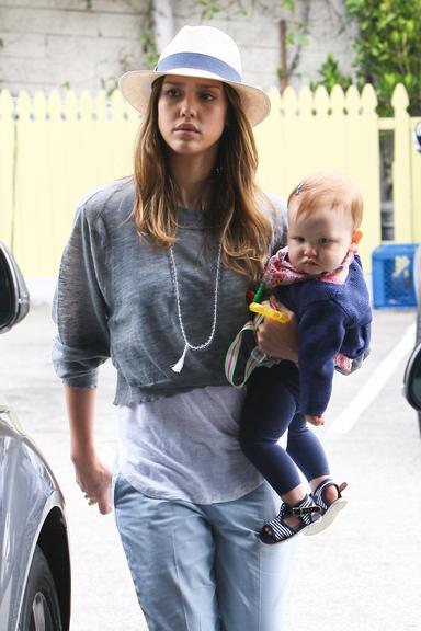 Jessica Alba e a filha Haven