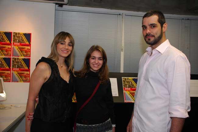 Karina Afonso, Flavia Marini e Rodrigo Alvarado 