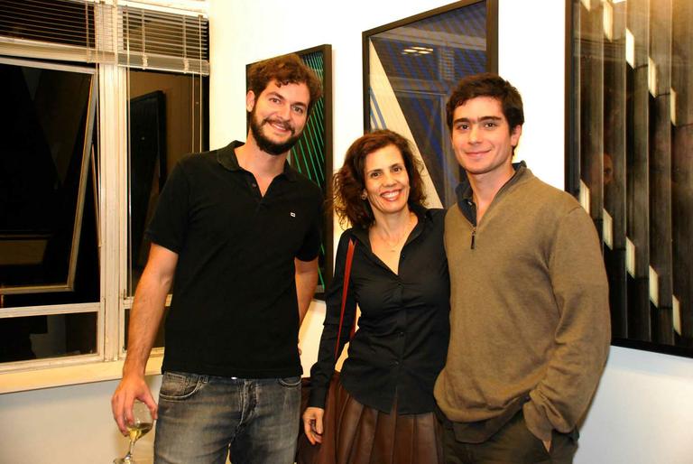 Rodrigo Kassab, Leda Catunda e Tiago Tebet 