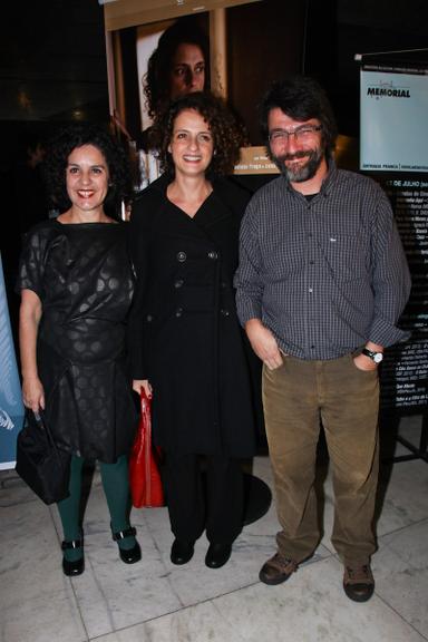 Tata Amaral, Denise Fraga e Cesar Troncoso