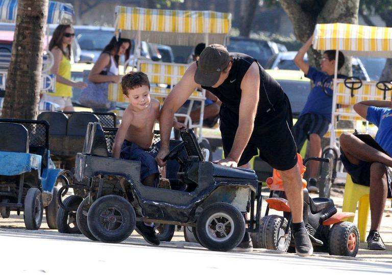 Guilherme Fontes e os filhos