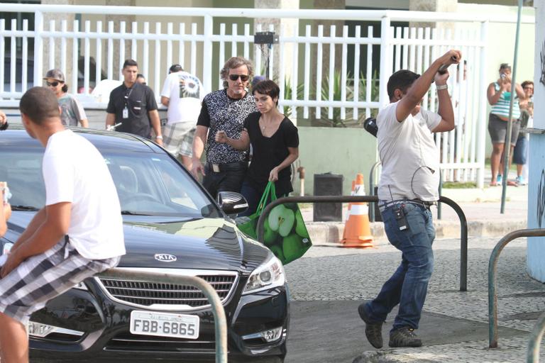 Marcello Novaes e Débora Falabella gravam 'Avenida Brasil'