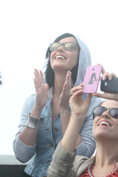 Katy Perry visita o Cristo Redentor