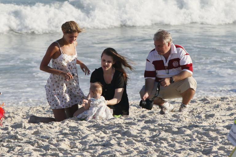 Sophie Charlotte, Carolinie Figueiredo e a pequena Bruna Luz