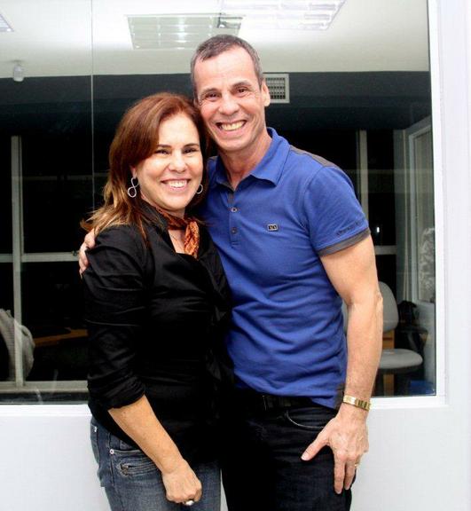 Carlinhos de Jesus e a mulher Rachel