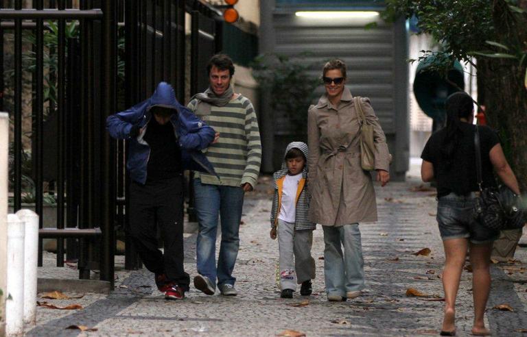 Davi, Tiago Worcman, José e Carolina Dieckmann