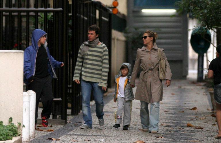 Davi, Tiago Worcman, José e Carolina Dieckmann