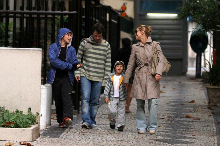 Davi, Tiago Worcman, José e Carolina Dieckmann