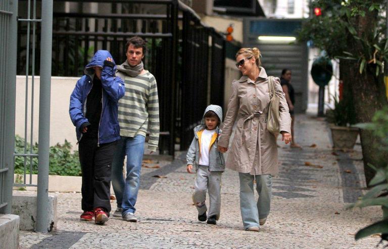 Davi, Tiago Worcman, José e Carolina Dieckmann