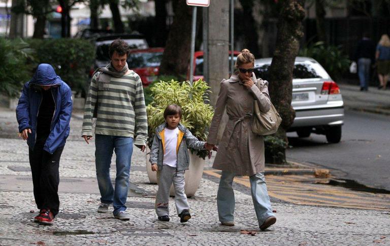 Davi, Tiago Worcman, José e Carolina Dieckmann