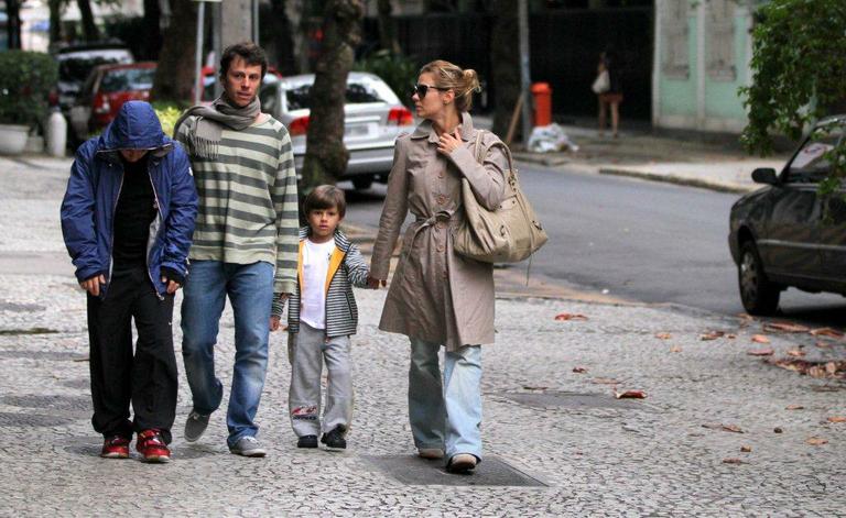 Davi, Tiago Worcman, José e Carolina Dieckmann