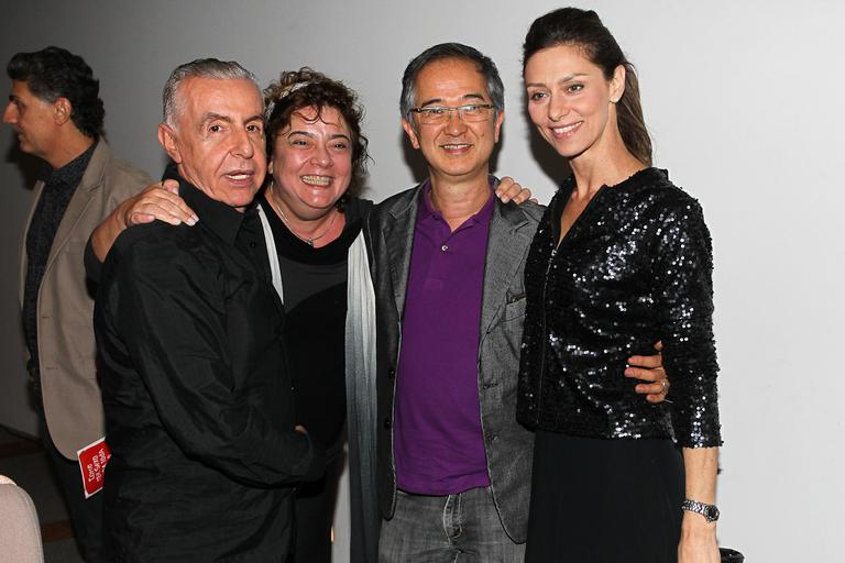 Elias Andreato, Celia Forte, Fabio Namatame e Maria Fernanda Cândido