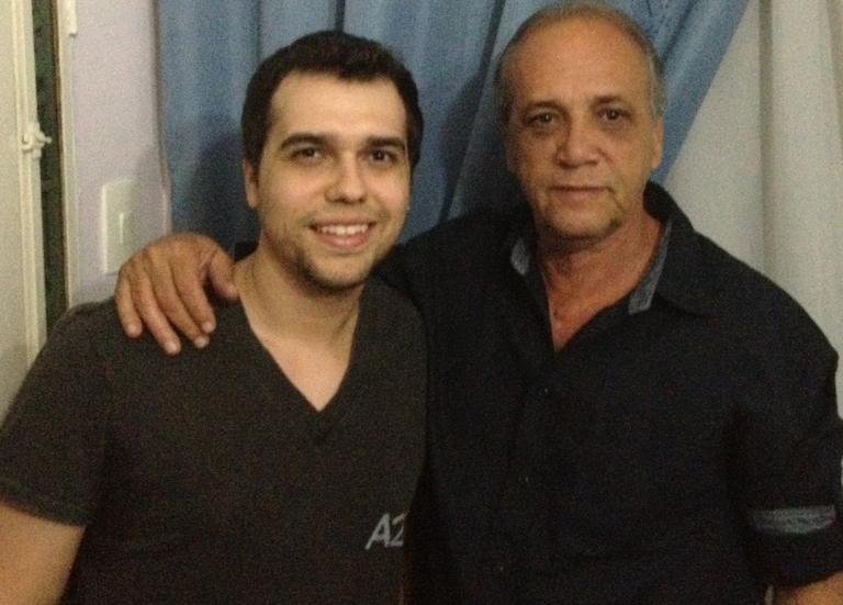 Vinícius Augusto (Sorriso Maroto) e o pai José Augusto