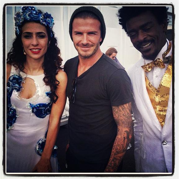 Marisa Monte, David Beckham e Seu Jorge