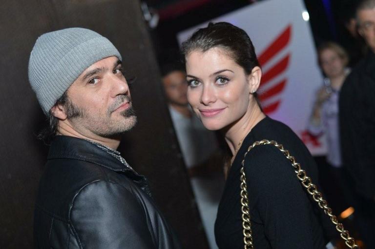 Alinne Moraes com o namorado Mauro Lima