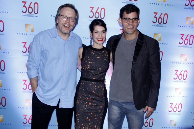 Fernando Meirelles, Maria Flor e Juliano Cazarré