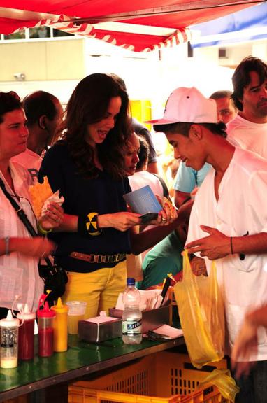 Ana Furtado em gravação do 'Estrelas'