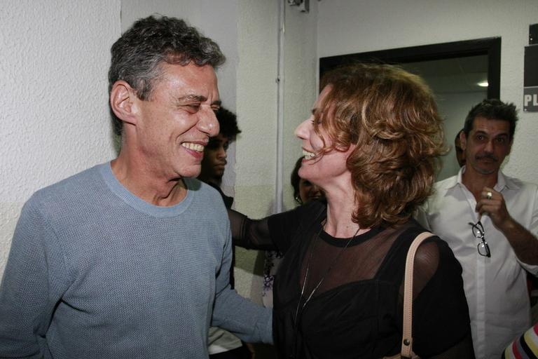 Chico Buarque e Patrícia Pillar