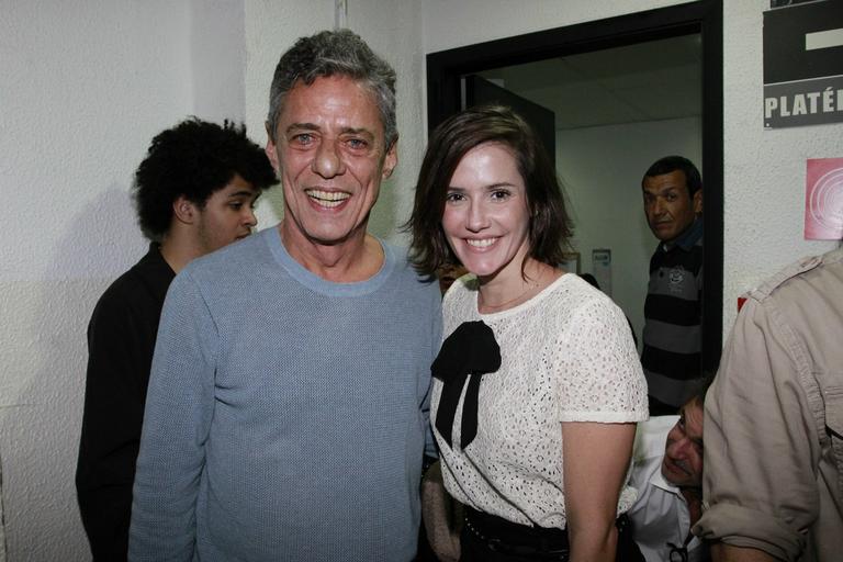 Chico Buarque e Deborah Secco