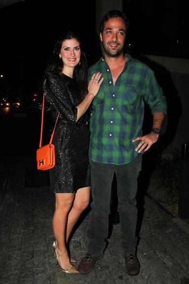 Isabella Fiorentino com o marido Stefano Hawilla