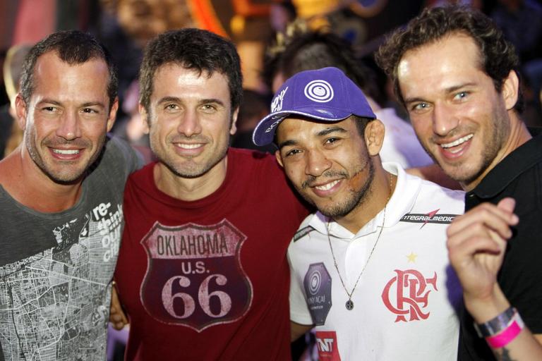 Malvino Salvador, Eriberto Leão, José Aldo e Paulo Rocha