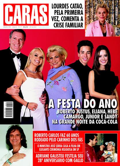 Veja as capas da revista CARAS com Hebe Camargo