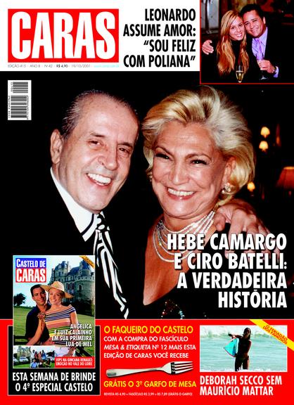 Veja as capas da revista CARAS com Hebe Camargo