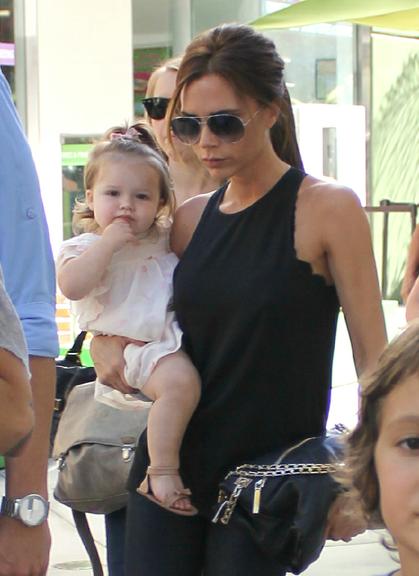 Harper Seven e Victoria Beckham