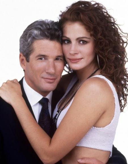 Richard Gere com Julia Roberts em 'Uma Linda Mulher'