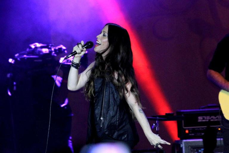 Alanis se apresenta no Rio