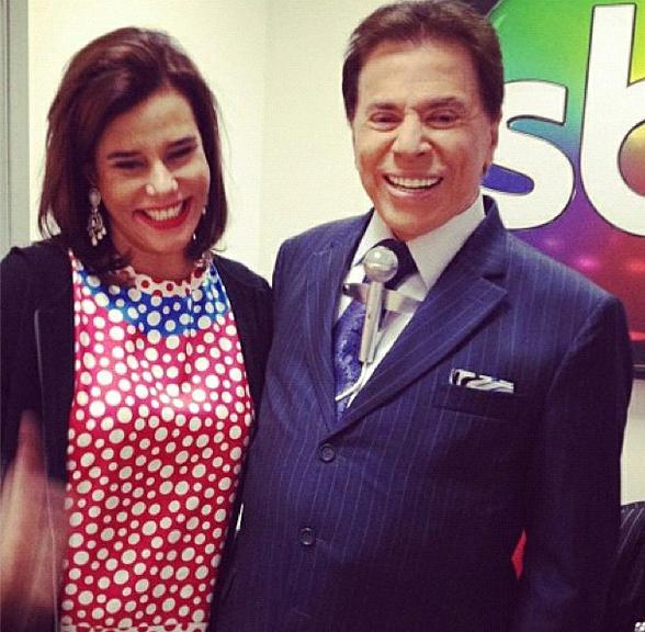 Narcisa Tamborindeguy e Silvio Santos